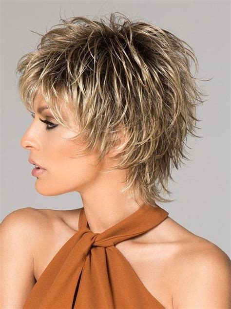 Short and layered choppy haircuts - #1: Golden Blonde Choppy Shoulder-Length Hair For those wanting a bright, texturized style, golden blonde choppy... #2: Blonde Balayage Tones on a Lob You need to decide on the shade of blonde …